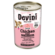 Devini dog chicken and salmon 400 gram